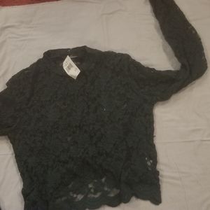 Lace Green long sleeve